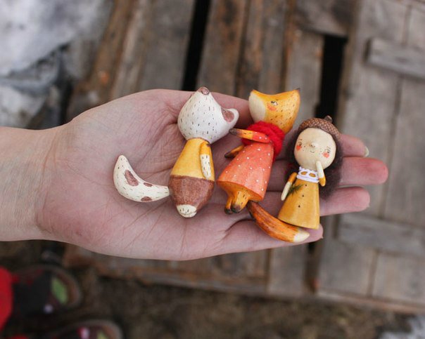 Игрушки из дерева Аси Катечкиной, kotyasya (фото 10)