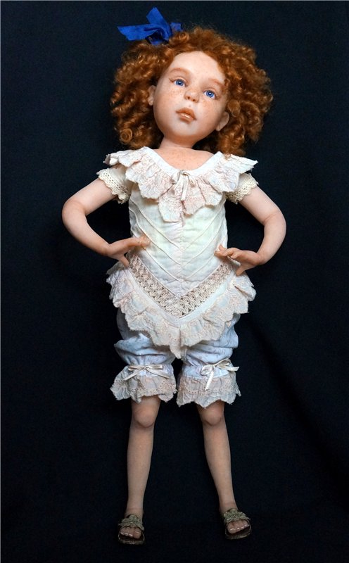 ООАК кукла ручной работы Светланы Гришко. Рыжий ребенок (фото 4)
