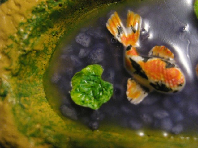 Прудик для сада с рыбками кои. Мастер-класс от Таниты (фото 9)