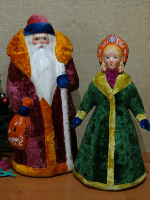 Новый год для самых стареньких кукол (фото 10)