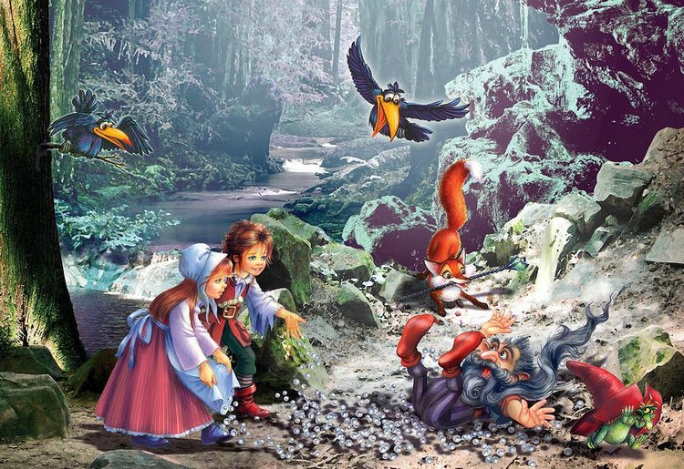 Сказка про Фею и Тролля. Музыкальное Видео. Волшебные иллюстрации от Zorina Baldescu