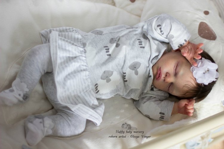 Настюшка - Прелестюшка. Кукла реборн Олеси Венгер (фото 7)