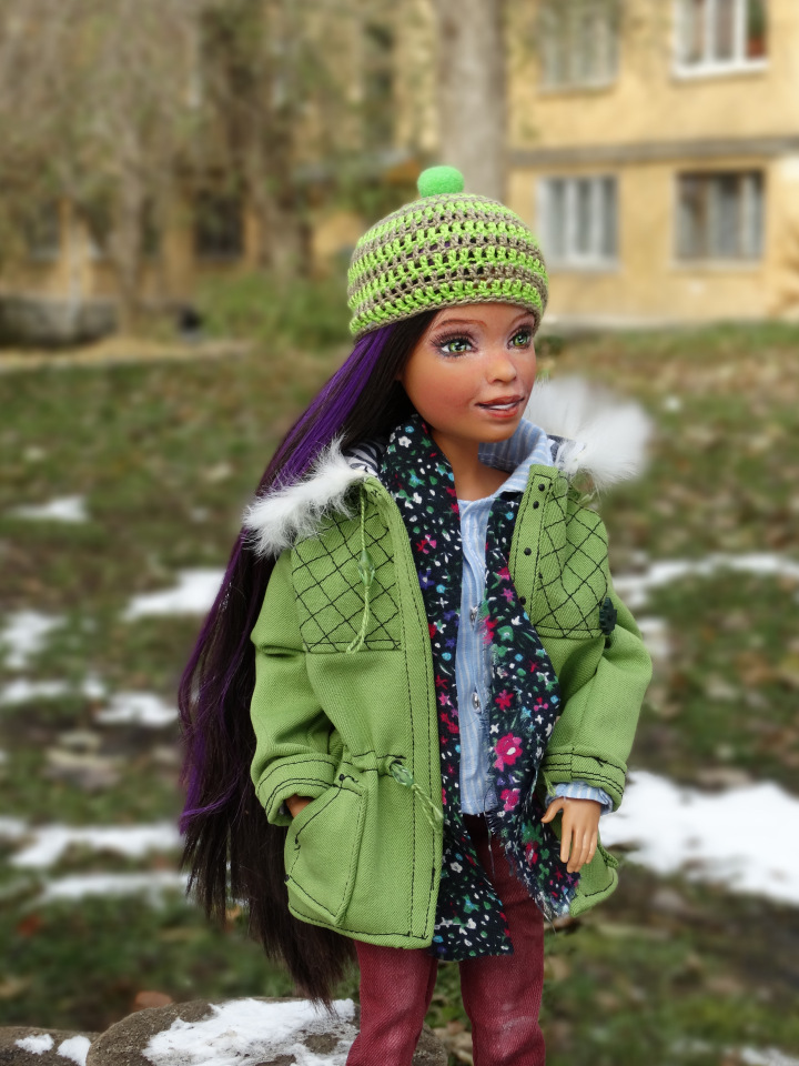 Первый снег | Бэйбики Первый снег — ООАК и кастом Барби (Barbie): репейнт (фото 10)