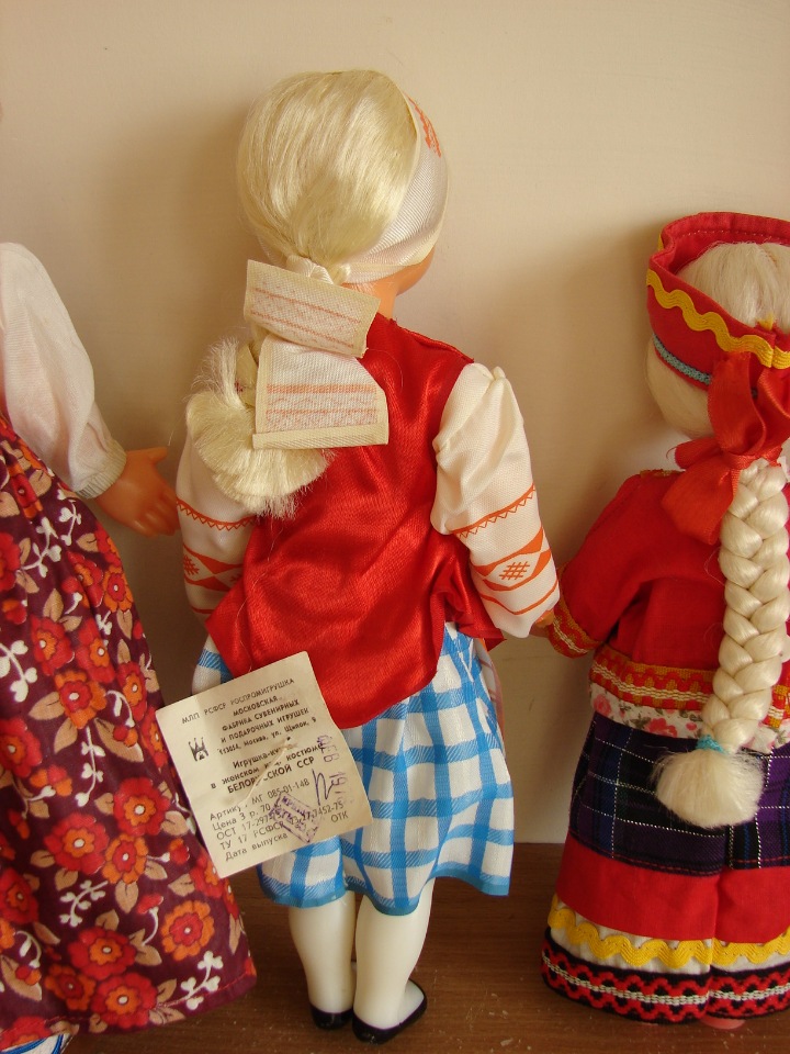 Куклы из далекого СССР .Московская фабрика сувенирных и подарочных игрушек