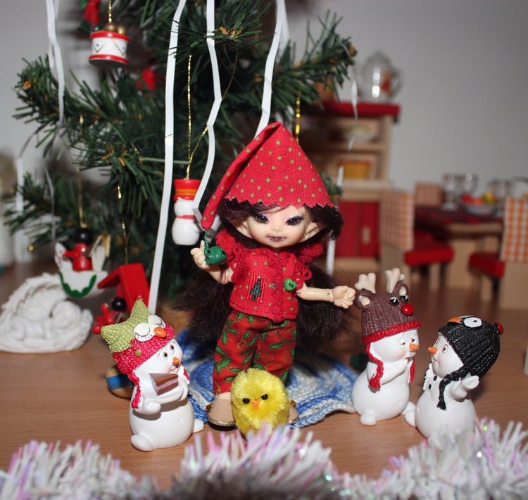 Новый год по-домашнему — Домашние коллекции кукол: фото собраний (фото 10)
