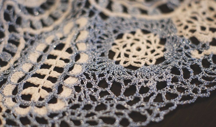 Новое изделие "Морозные узоры", связанное в технике ирландского кружева