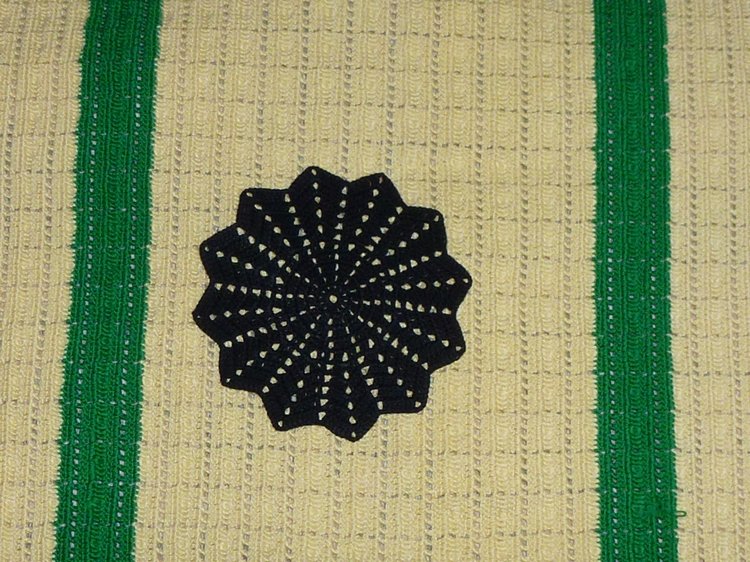 Абажуры из вязаных салфеток