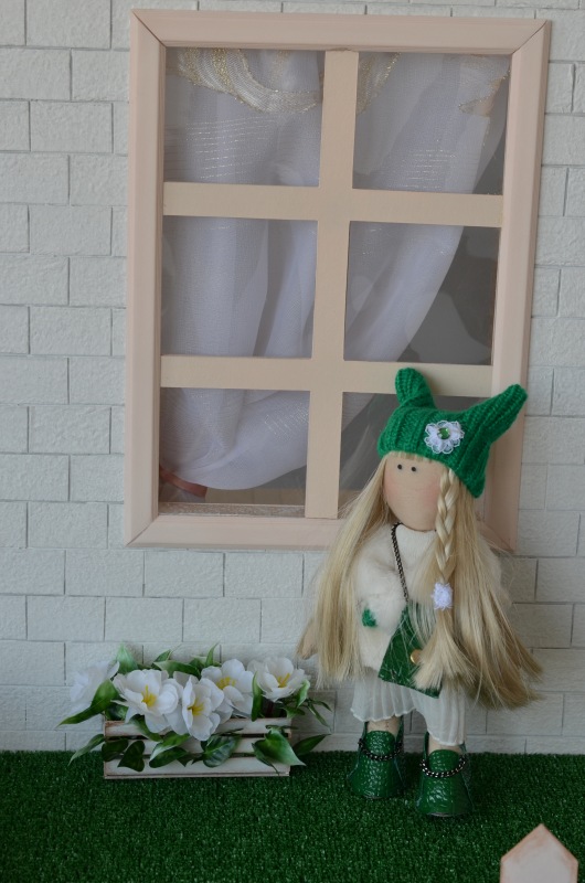 Большой румбокс с аксессуарами (фотозона 7в1) для кукол от 25 см