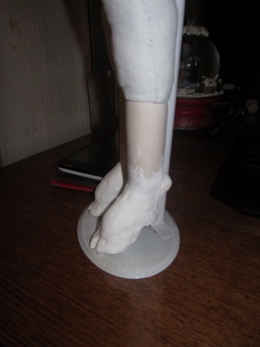 Переделка фарфоровой куклы (фото 7)