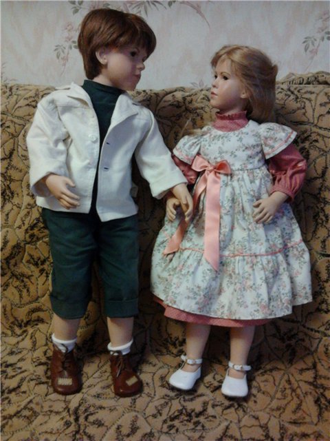 Коллекционные куклы дети от Веры Шольц