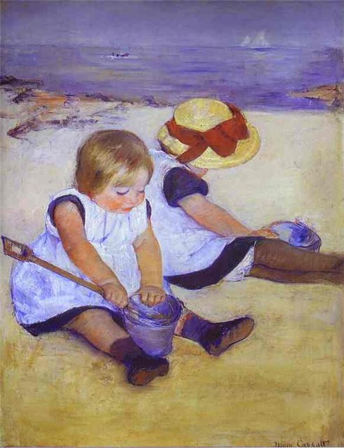 Шарлотта от Helen Kish - "Children Playing On The Beach" (фото 4)