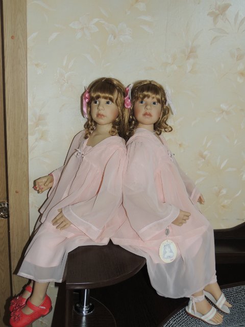 Куклы близнецы от Elissa Glassgold dolls
