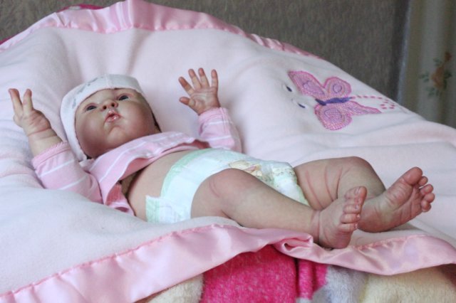 Сладкая булочка, кукла реборн Беспаловои Жанны (фото 5)