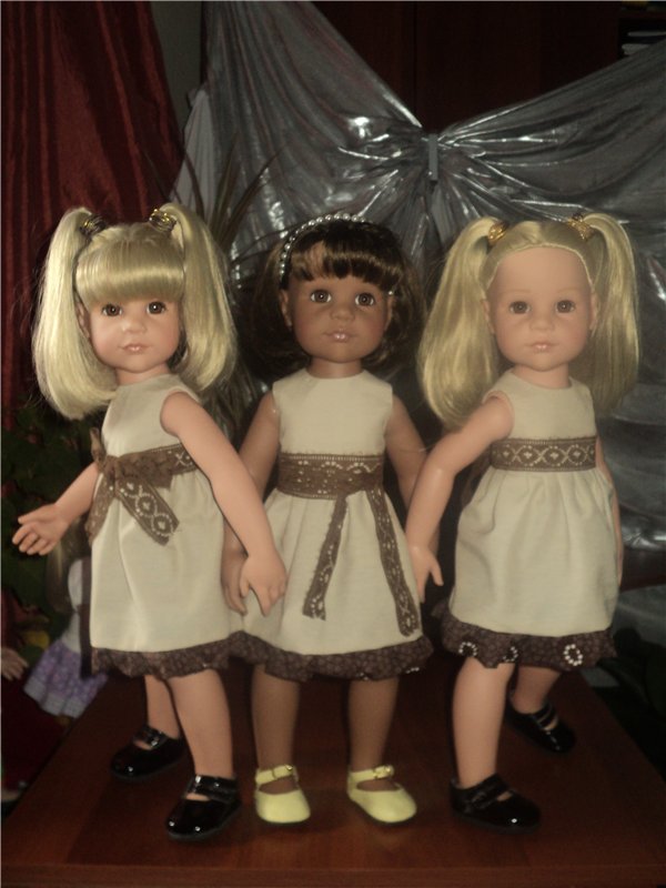 Девчушки любят наряжаться! Наряды для кукол Готц и не только