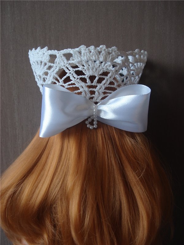 Новогодний костюм Снежной королевы для куклы (фото 6)