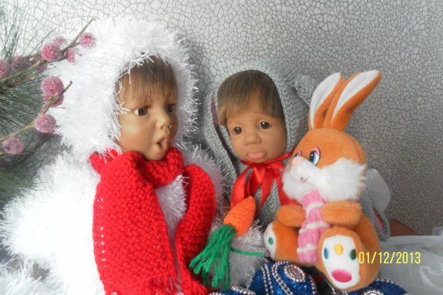 Мои характерные детки готовятся к новому году