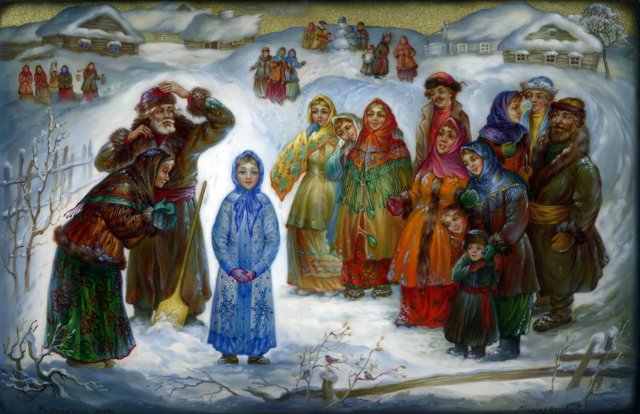 Усмотри тропинку в сказку или Здесь русский дух, здесь Русью пахнет. Федоскинская лаковая миниатюра