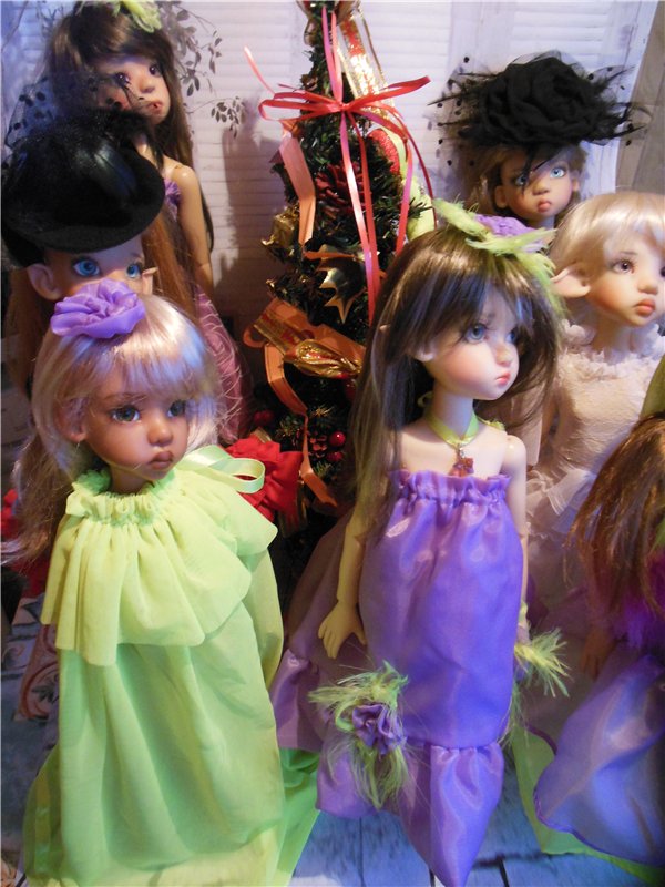 Предновогодняя вечеринка моих девочек. Куклы Кайе Виггз