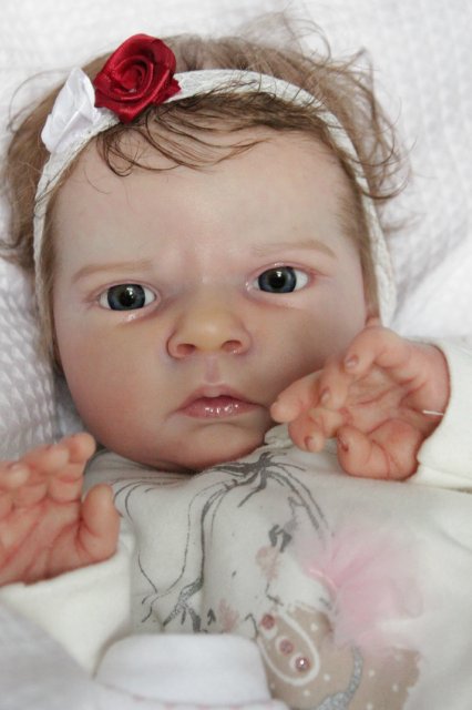 Сама мисс серьезность, кукла реборн Беспаловои Жанны