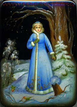 Усмотри тропинку в сказку или Здесь русский дух, здесь Русью пахнет. Федоскинская лаковая миниатюра