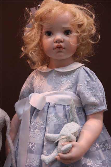 Hilderard Gunzel на выставке "Искусство куклы" в Гостином дворе