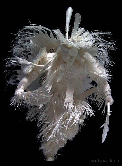 Живые композиции из бумаги от Аллена и Пэтти Экман, Allen and Patty Eckman