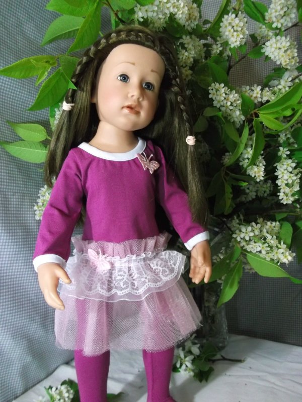 Трикотаж бывает разным. Наряды для кукол Готц (фото 2)