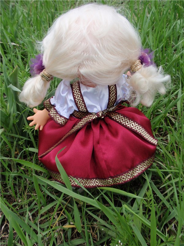 Маленькие вишенки. Одежда для кукол Baby Face Galoob своими руками (фото 8)