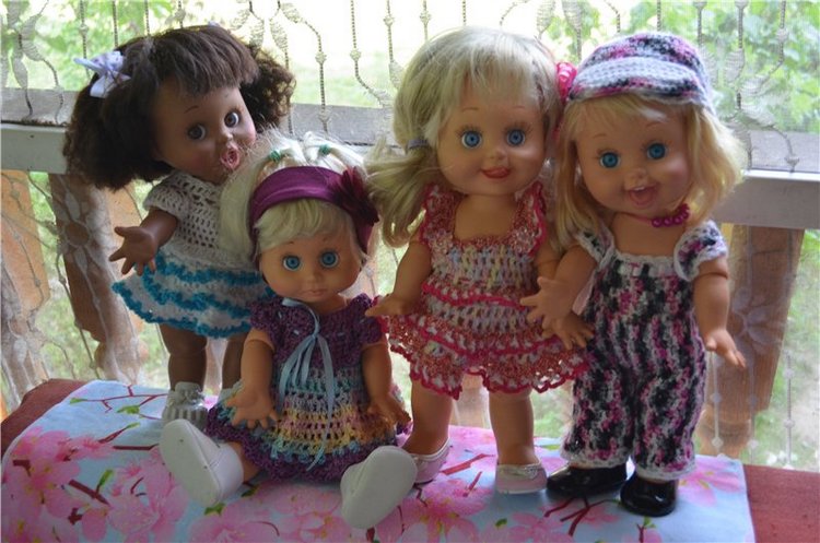 Фэйсинки и Майя на даче — Куклы Galoob Baby Face (Фейсинки): винтаж 90