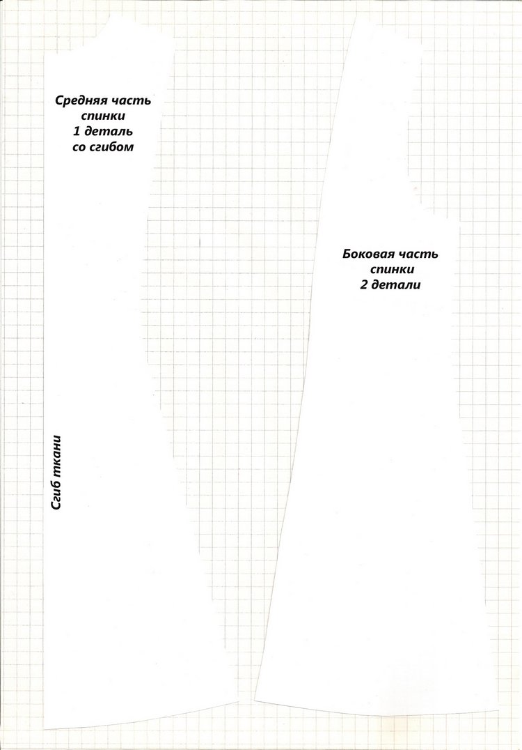Мастер класс по пошиву плащика для куклы, выкройка (фото 3)