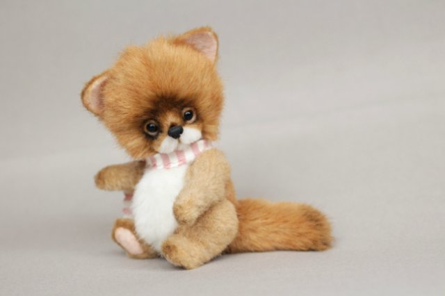 Лисёнок Василий. Игрушка ручной работы (фото 10)