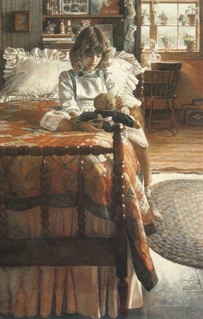 Steve Hanks - Мастер акварели. Изумительно трогательные работы известного акварелиста (фото 10)