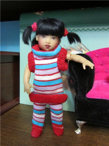 Маленькая история о маленькой девочке. Коллекционная кукла от Helen Kish