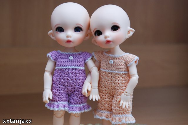 Наши новые наряды для маленьких Бжд-Кукол