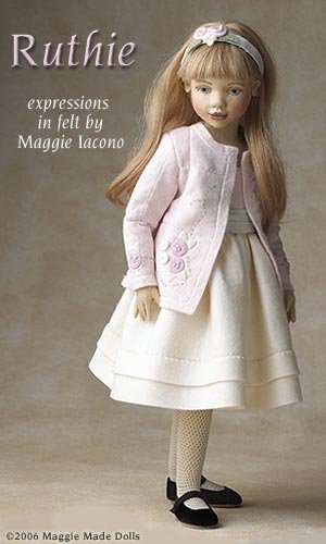 Валянные куклы из шерсти Мэгги Яконо, Maggie Iacono dolls
