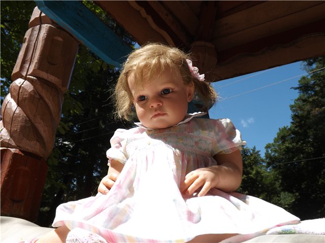 Летняя прогулка Танечки. Кукла реборн (фото 7)