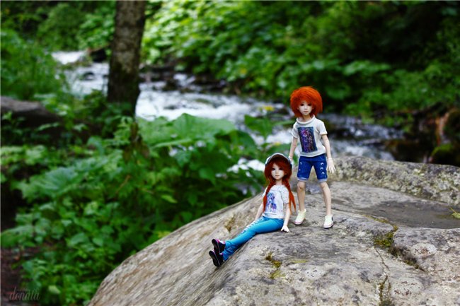 Кинко и Ринри: привет из Буковели! Nano Haruka & Pure Neemo Azone XS white, OOAK by Tocho, outfit by Yumiko Mikoto