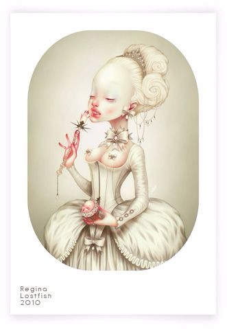 Сюрреалистические иллюстрации французской художницы Элоди LostFish или еще раз об Алисе