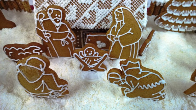 Рождественская пряничная деревня и вертеп из домиков ИКЕА (пошаговая инструкция с фотографиями) | Бэйбики Рождественская пряничная деревня и вертеп из домиков ИКЕА (пошаговая инструкция с фотографиями)