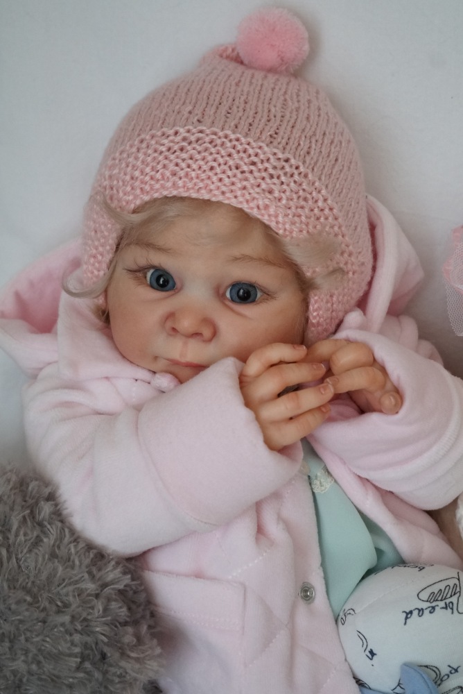 Лизонька. Маленькая шалунья. Кукла реборн Наталии Коноваловой