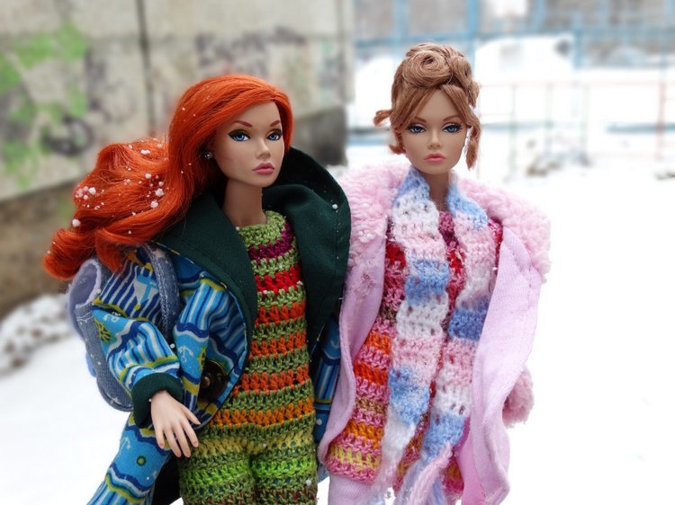 Поппи на зимней прогулке. Fashion Royalty