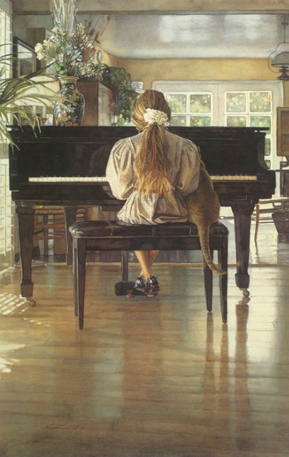 Steve Hanks - Мастер акварели. Изумительно трогательные работы известного акварелиста (фото 7)