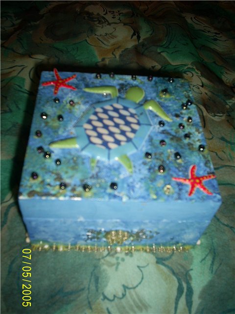 Шкатулка своими руками "Морское Дно" (фото 3)