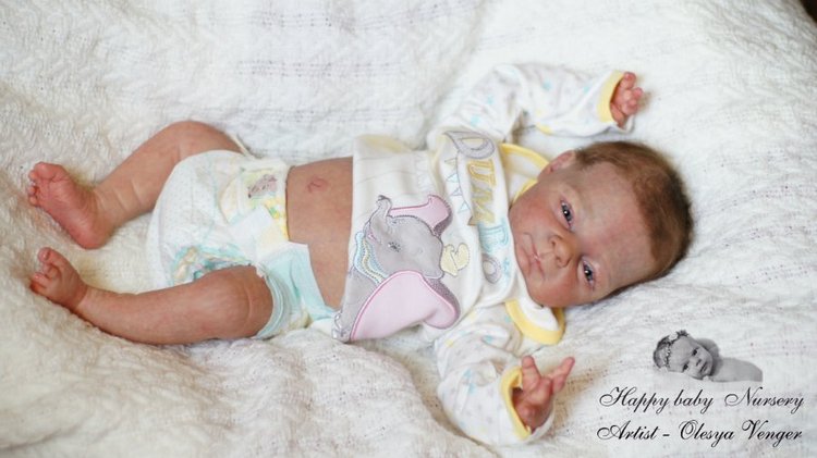 Андрейка-Веселейка. Кукла реборн Олеси Венгер