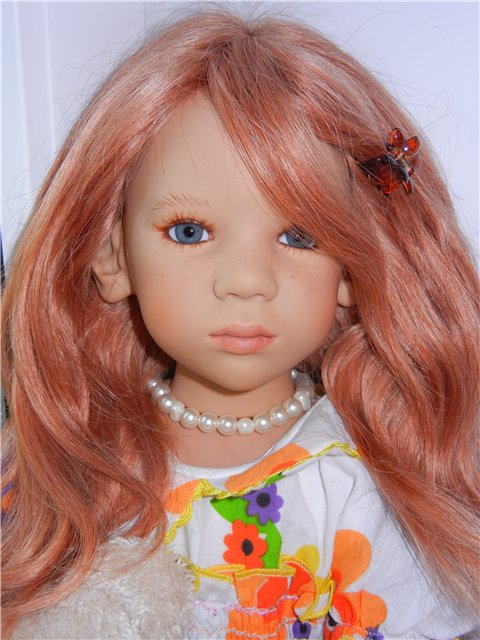 Моя нежная, грустная рыжулька Полинка (Pauline от Annette Himstedt, 2004)