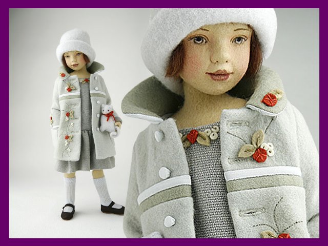 Валянные куклы из шерсти Мэгги Яконо, Maggie Iacono dolls (фото 7)