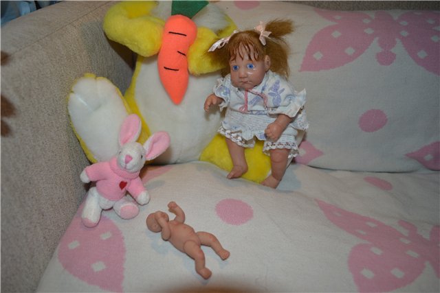 Любопытная ООАК малышка для Виктории. Авторская кукла Медведевой Ольги (фото 7)