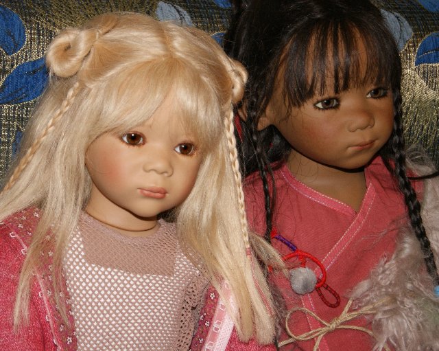 Куклы Swantje и Kumari - две сестрички от Annete Himstedt