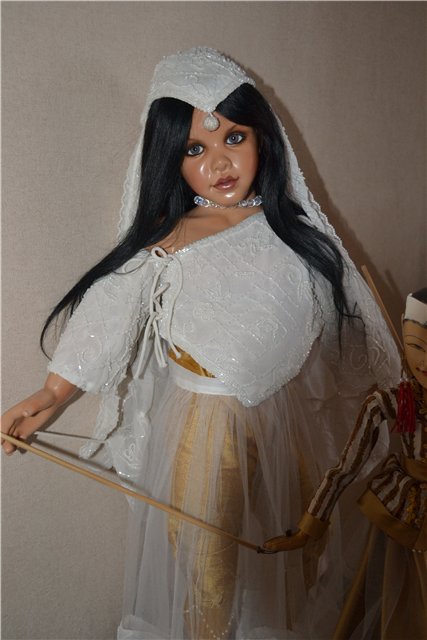 Образ Индии в кукле INDIA ОOАК автора Сьюзен Крей, Susan Krey с её обычаями и необычайной красотой