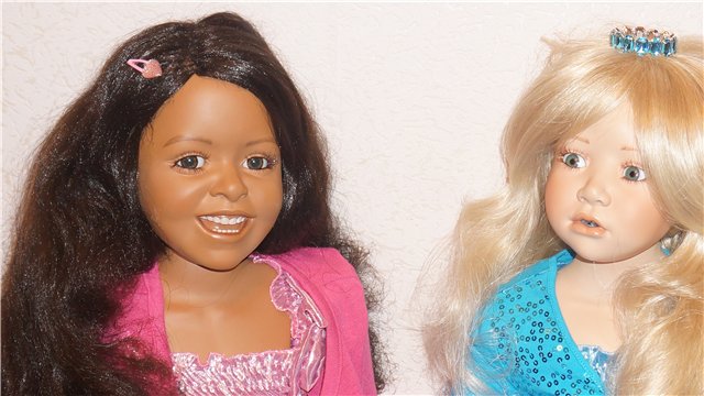 Фарфоровая кукла БИРГИТ - Лазурная Мечта от Кристин Оранж